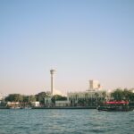 Boat on Dubai Creek near the old city