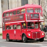 Double-decker sightseeing bus