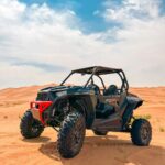 Off-road buggy on a sunny desert